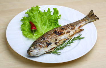 Grilled trout