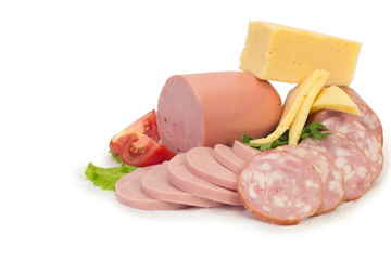 Sausage, cheese, breakfast