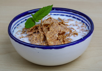 Cornfalkes breakfast