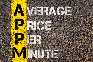 Business Acronym  APPM as Average Price Per Minute