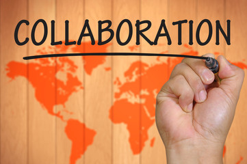 hand writing collaboration