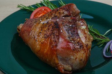  Rosted turkey leg
