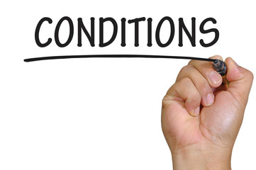 hand writing conditions