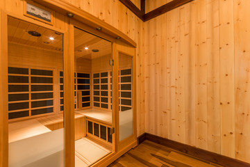 Infrared sauna cabin