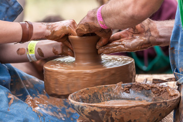 Pottery making