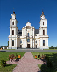 Fototapeta premium Church Assumption of the Blessed Virgin Mary in Budslav