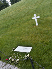 Robert Kennedy's grave in Arlington National Cemetery in Virginia USA