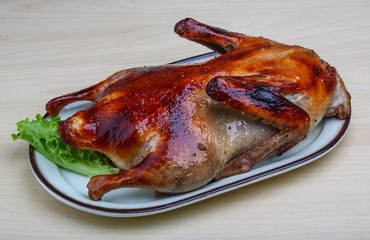 Roasted duck
