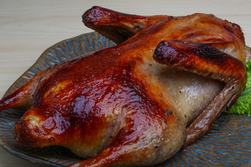 Roasted duck