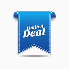 Limited Blue Vector Icon Design