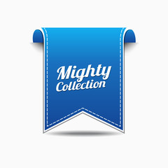 Mighty Collection Blue Vector Icon Design