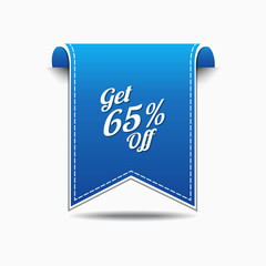 Get 65 Precent Off Blue Vector Icon