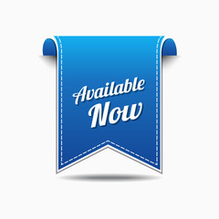 Available Blue Vector Icon Design