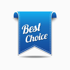 Best Choice Blue Vector Icon Design