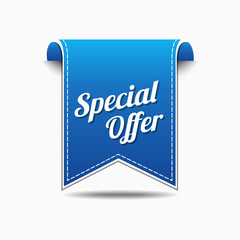 Special Offer Blue Vector Icon Design