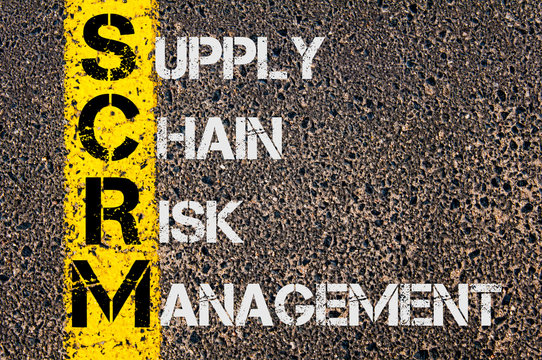 Business Acronym SCRM as Supply Chain Risk Management