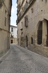 Fototapeta na wymiar Stone Street in Trujillo, Extremadura, Spain