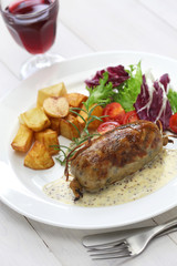 andouillette, french lyonnaise sausage