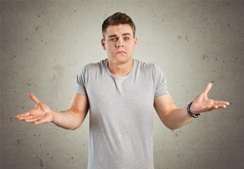 Question, shrug, face.