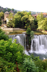 Waterfalls in Jajce