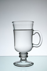 Glass of pure water.