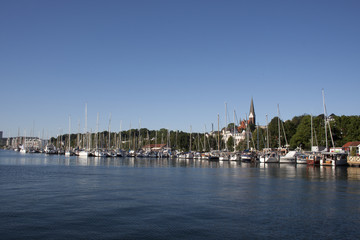 Fototapeta na wymiar Ostufer Flensburg