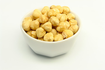 Hazelnuts in Bowl