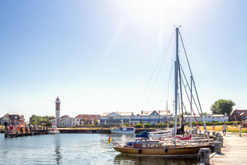 Fototapeta na wymiar Hafen Timmendorf 