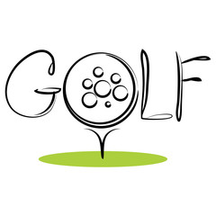 Obraz premium Golf Sport Icon