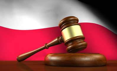 Poland Law And Justice Concept