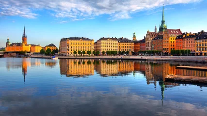 Foto op Plexiglas Stockholm stad © Mikael Damkier