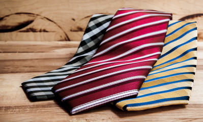 Obraz premium Accessories: butterfly, ties, cufflinks, for a classic suit