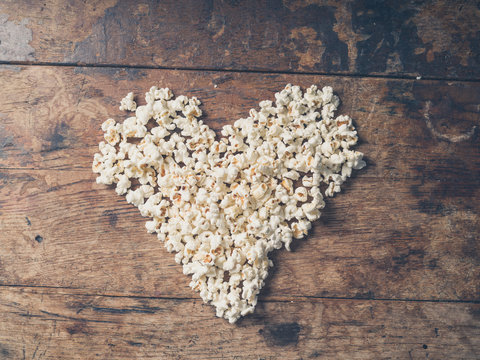 Popcorn heart