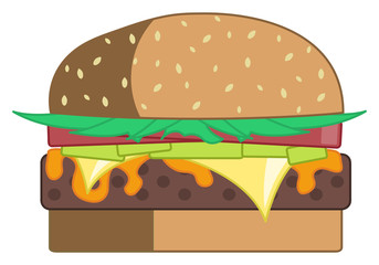 Hamburger Vector