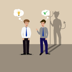 one lying devil shadow