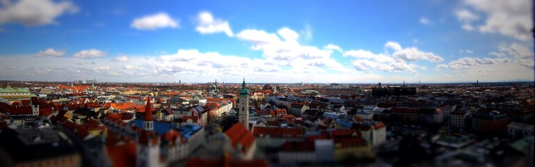 Fototapeta na wymiar münchen panorama miniatur
