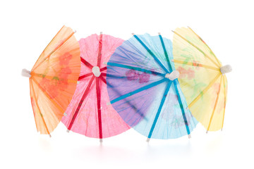 Paper umbrellas for cocktails