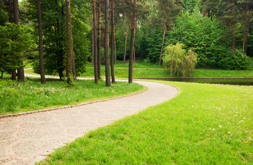 path through the park