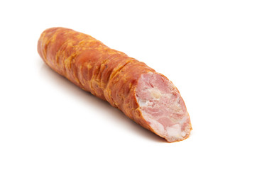 sausage on a white background
