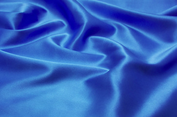 blue satin