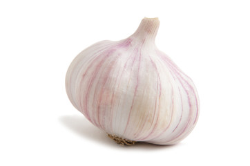 garlic isolated on white background