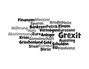 Grexit Wortwolke
