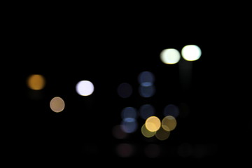 Abstract bokeh background of Christmaslight