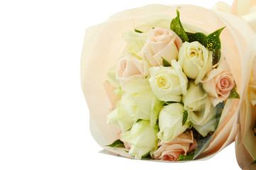 Rose bouquet isolated