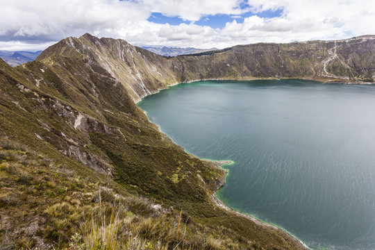 Quilotoa crater lake, Ecuador © ecuadorquerido