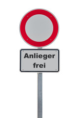 Durchfahrtsverbot
