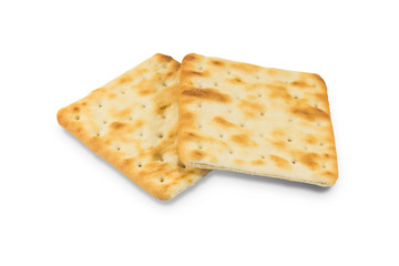 Cracker isolated on white