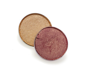 Eyeshadow isolated on white