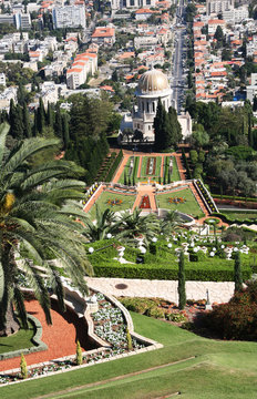 Bahai Gardens in Haifa, Israel
