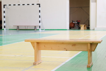 Interior of a hall for sport games